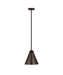 Pendant Z-Lite 6011P12-BP Bronze Plate Eaton 1 Light Pendant Z-Lite