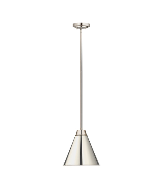 Pendant Z-Lite 6011P12-PN Polished Nickel Eaton 1 Light Pendant Z-Lite