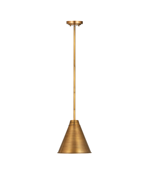 Pendant Z-Lite 6011P12-RB Rubbed Brass Eaton 1 Light Pendant Z-Lite