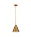 Pendant Z-Lite 6011P12-RB Rubbed Brass Eaton 1 Light Pendant Z-Lite