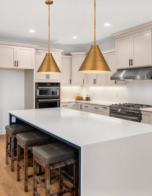 Pendant Z-Lite 6011P18-RB Rubbed Brass Eaton 1 Light Pendant Z-Lite