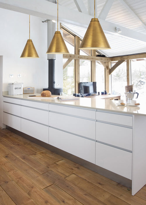 Pendant Z-Lite 6011P24-RB Rubbed Brass Eaton 1 Light Pendant Z-Lite