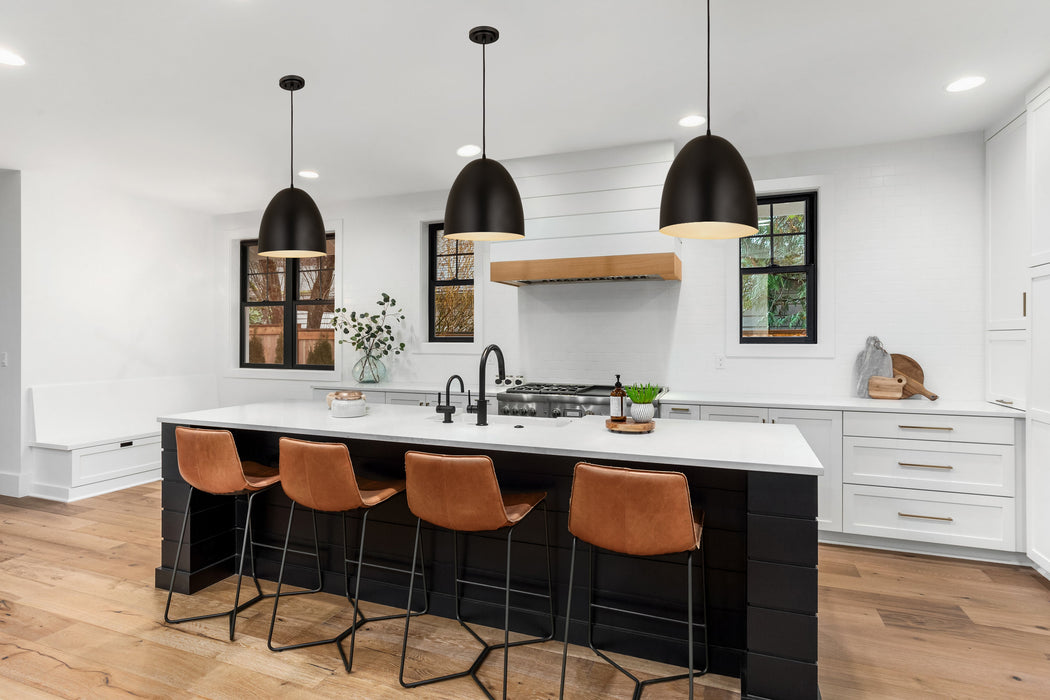 Pendant Z-Lite 6012P12-SBK Satin Black Z-Studio 1 Light Pendant Z-Lite