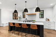 Pendant Z-Lite 6012P12-SBK Satin Black Z-Studio 1 Light Pendant Z-Lite