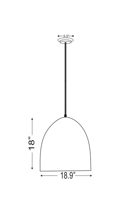 Pendant Z-Lite 6012P19-MIN Mint Z-Studio 3 Light Pendant Z-Lite