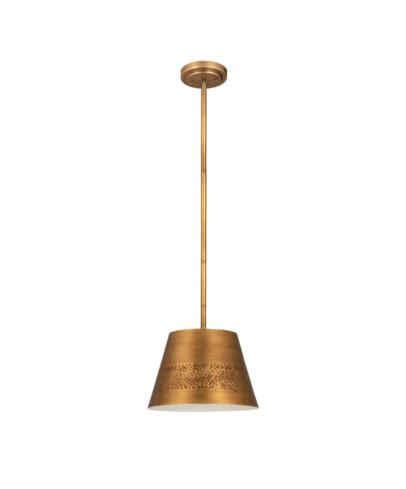 Pendant Z-Lite 6013-12RB Rubbed Brass Maddox 1 Light Pendant Z-Lite