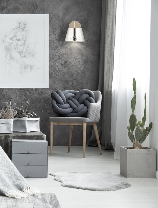 Wall Sconce Z-Lite 6013-1S-PN Polished Nickel Maddox 1 Light Wall Sconce Z-Lite