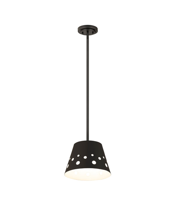 Pendant Z-Lite 6014-12MB Matte Black Katie 1 Light Pendant Z-Lite
