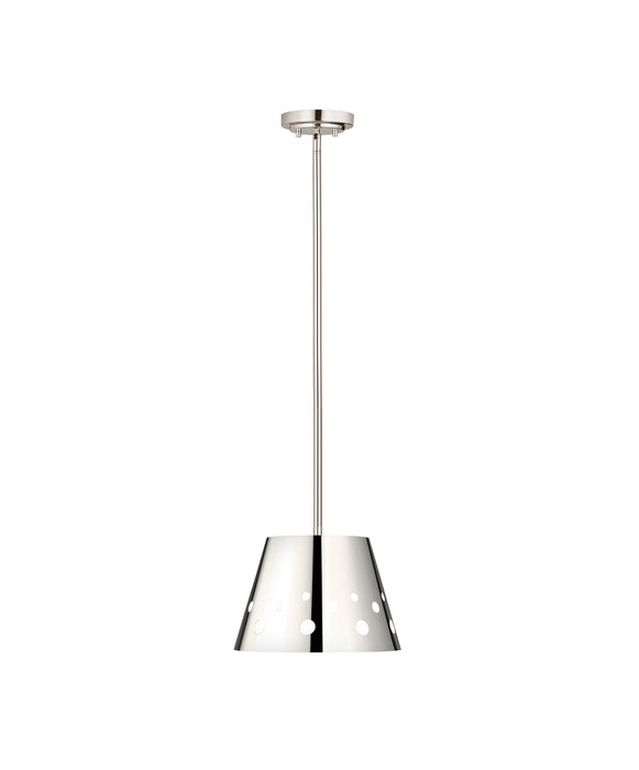 Pendant Z-Lite 6014-12PN Polished Nickel Katie 1 Light Pendant Z-Lite