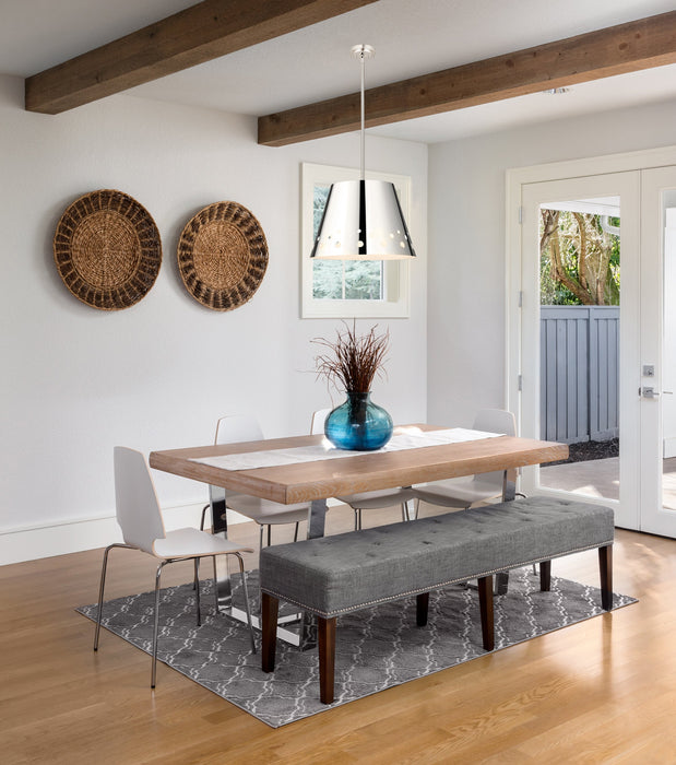 Chandelier Z-Lite 6014-18PN Polished Nickel Katie 1 Light Chandelier Z-Lite