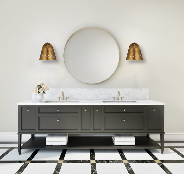 Wall Sconce Z-Lite 6014-1S-RB Rubbed Brass Katie 1 Light Wall Sconce Z-Lite