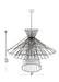 Chandelier Z-Lite 6015-6PN Polished Nickel Alito 6 Light Chandelier Z-Lite