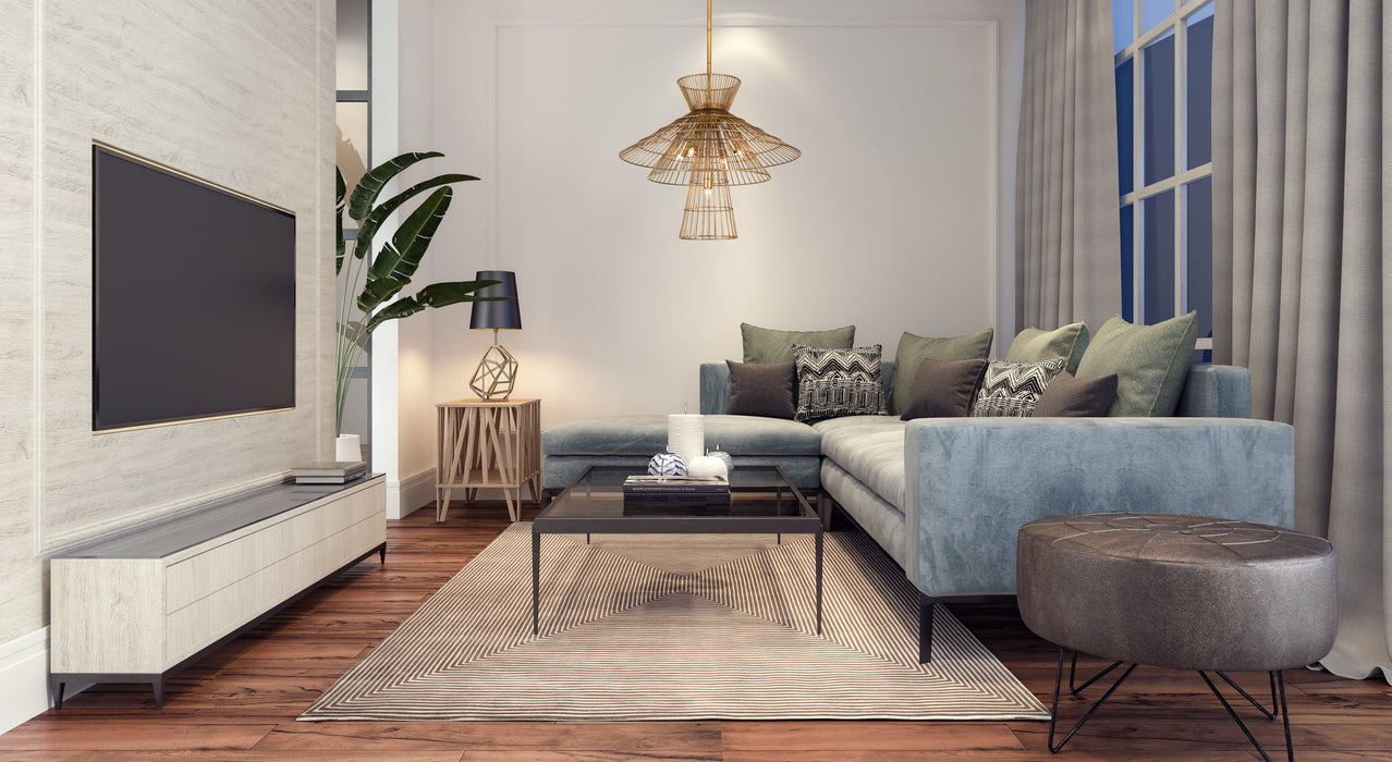 Chandelier Z-Lite 6015-6RB Rubbed Brass Alito 6 Light Chandelier Z-Lite