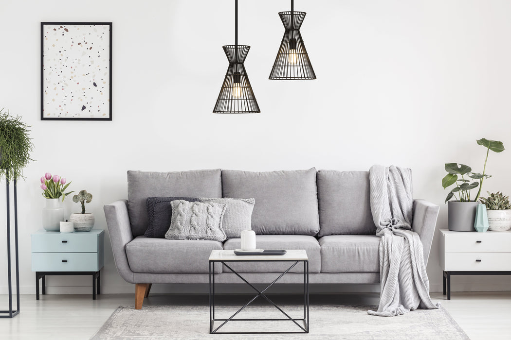 Pendant Z-Lite 6015MP-MB Matte Black Alito 1 Light Pendant Z-Lite