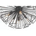 Eurofase 46762-016 Dendelio 30" Matte Black Chandelier