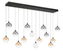 Eurofase 48939-045 Iissa 72" Matte Black LED Chandelier