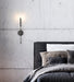 Wall Sconce Z-Lite 6100-1S-MB Matte Black+mordern Gold Gaultier 1 Light Wall Sconce Z-Lite