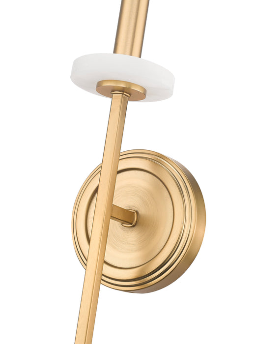 Wall Sconce Z-Lite 6100-1S-MGLD Mordern Gold Gaultier 1 Light Wall Sconce Z-Lite