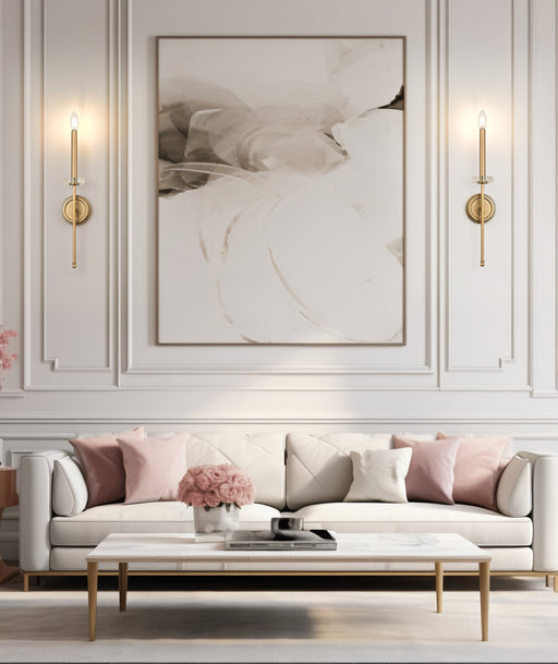 Wall Sconce Z-Lite 6100-1S-MGLD Mordern Gold Gaultier 1 Light Wall Sconce Z-Lite