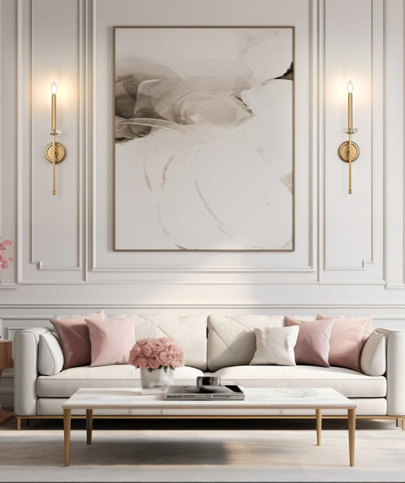 Wall Sconce Z-Lite 6100-1S-MGLD Mordern Gold Gaultier 1 Light Wall Sconce Z-Lite