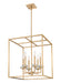 Chandelier Z-Lite 6100-21MGLD Mordern Gold Gaultier 6 Light Chandelier Z-Lite