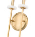 Wall Sconce Z-Lite 6100-2S-MGLD Mordern Gold Gaultier 2 Light Wall Sconce Z-Lite