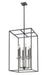 Chandelier Z-Lite 6100-32MB Matte Black+mordern Gold Gaultier 6 Light Chandelier Z-Lite