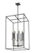 Chandelier Z-Lite 6100-44MB Matte Black+mordern Gold Gaultier 8 Light Chandelier Z-Lite