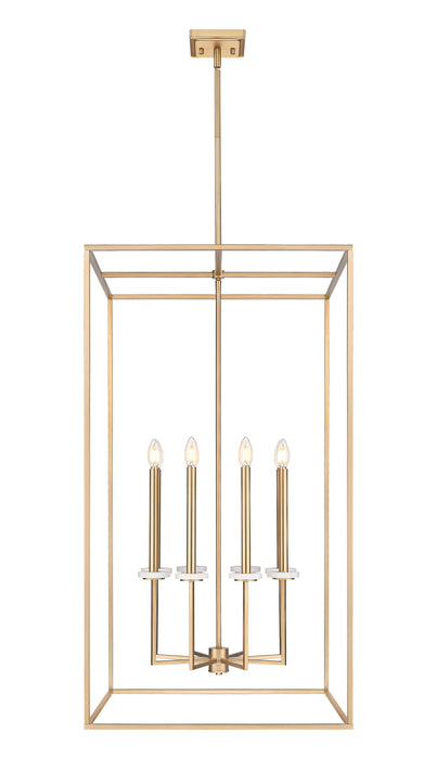 Chandelier Z-Lite 6100-44MGLD Mordern Gold Gaultier 8 Light Chandelier Z-Lite
