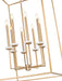 Chandelier Z-Lite 6100-44MGLD Mordern Gold Gaultier 8 Light Chandelier Z-Lite