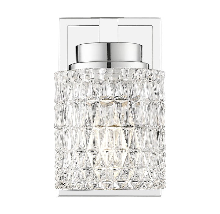 Wall Sconce Z-Lite 6101-1S-CH Chrome Jacqueline 1 Light Wall Sconce Z-Lite