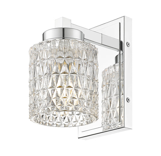 Wall Sconce Z-Lite 6101-1S-CH Chrome Jacqueline 1 Light Wall Sconce Z-Lite