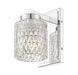 Wall Sconce Z-Lite 6101-1S-CH Chrome Jacqueline 1 Light Wall Sconce Z-Lite