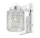 Wall Sconce Z-Lite 6101-1S-CH Chrome Jacqueline 1 Light Wall Sconce Z-Lite