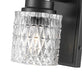 Wall Sconce Z-Lite 6101-1S-MB Matte Black Jacqueline 1 Light Wall Sconce Z-Lite