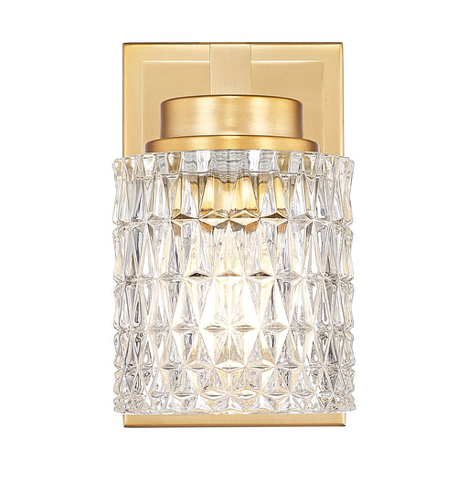 Wall Sconce Z-Lite 6101-1S-MGLD Modern Gold Jacqueline 1 Light Wall Sconce Z-Lite