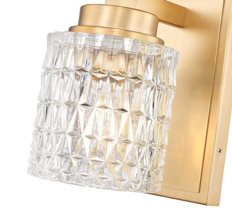 Wall Sconce Z-Lite 6101-1S-MGLD Modern Gold Jacqueline 1 Light Wall Sconce Z-Lite