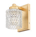 Wall Sconce Z-Lite 6101-1S-MGLD Modern Gold Jacqueline 1 Light Wall Sconce Z-Lite