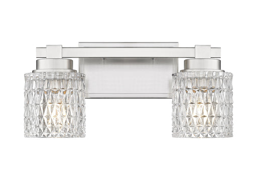 Vanity Z-Lite 6101-2V-BN Brushed Nickel Jacqueline 2 Light Vanity Z-Lite