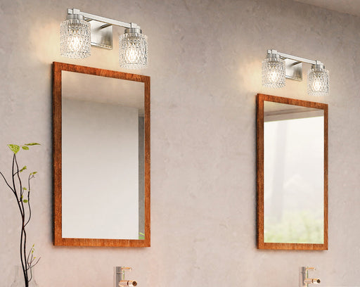 Vanity Z-Lite 6101-2V-BN Brushed Nickel Jacqueline 2 Light Vanity Z-Lite