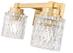 Vanity Z-Lite 6101-2V-MGLD Modern Gold Jacqueline 2 Light Vanity Z-Lite