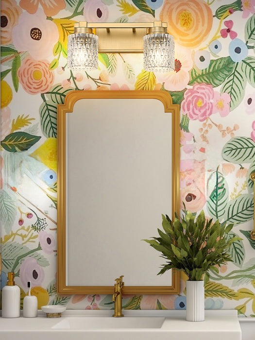 Vanity Z-Lite 6101-2V-MGLD Modern Gold Jacqueline 2 Light Vanity Z-Lite