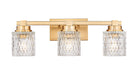 Vanity Z-Lite 6101-3V-MGLD Modern Gold Jacqueline 3 Light Vanity Z-Lite