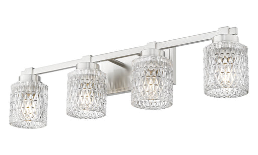 Vanity Z-Lite 6101-4V-BN Brushed Nickel Jacqueline 4 Light Vanity Z-Lite