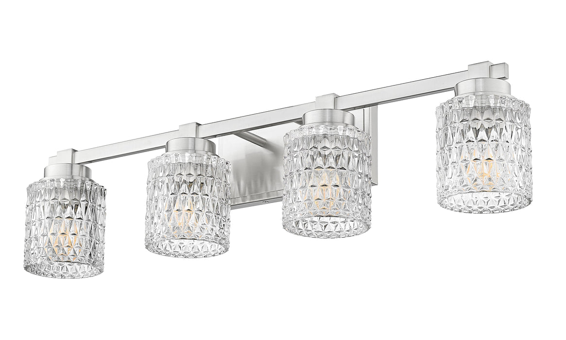 Vanity Z-Lite 6101-4V-BN Brushed Nickel Jacqueline 4 Light Vanity Z-Lite