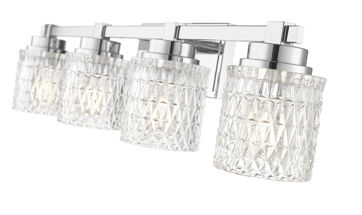 Vanity Z-Lite 6101-4V-CH Chrome Jacqueline 4 Light Vanity Z-Lite