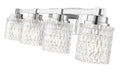 Vanity Z-Lite 6101-4V-CH Chrome Jacqueline 4 Light Vanity Z-Lite