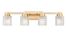 Vanity Z-Lite 6101-4V-MGLD Modern Gold Jacqueline 4 Light Vanity Z-Lite