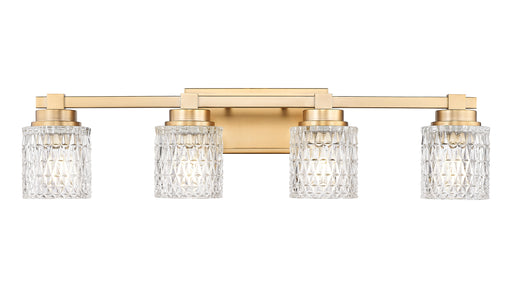 Vanity Z-Lite 6101-4V-MGLD Modern Gold Jacqueline 4 Light Vanity Z-Lite