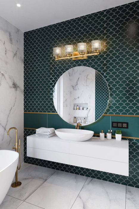 Vanity Z-Lite 6101-4V-MGLD Modern Gold Jacqueline 4 Light Vanity Z-Lite